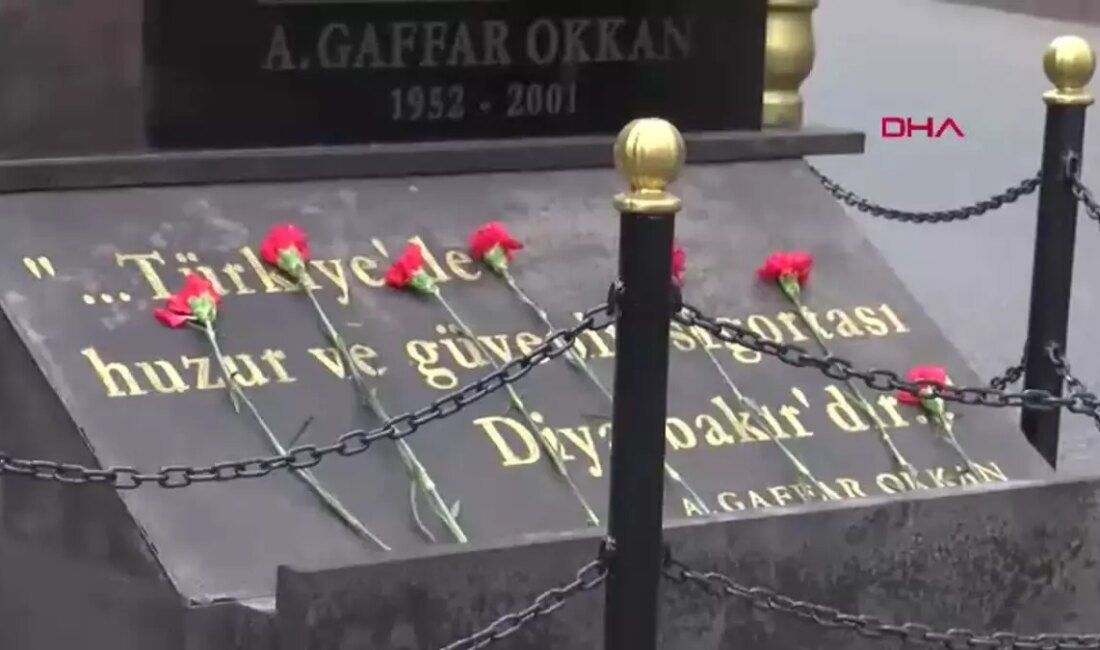 Diyarbakır'da, emniyet müdürü Ali Gaffar Okkan ve arkadaşları, vefatlarının yıldönümünde