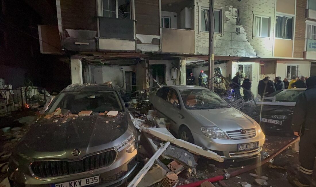 Doğalgaz patlaması sonucu meydana gelen olayda 13 kişi yaralandı, 1