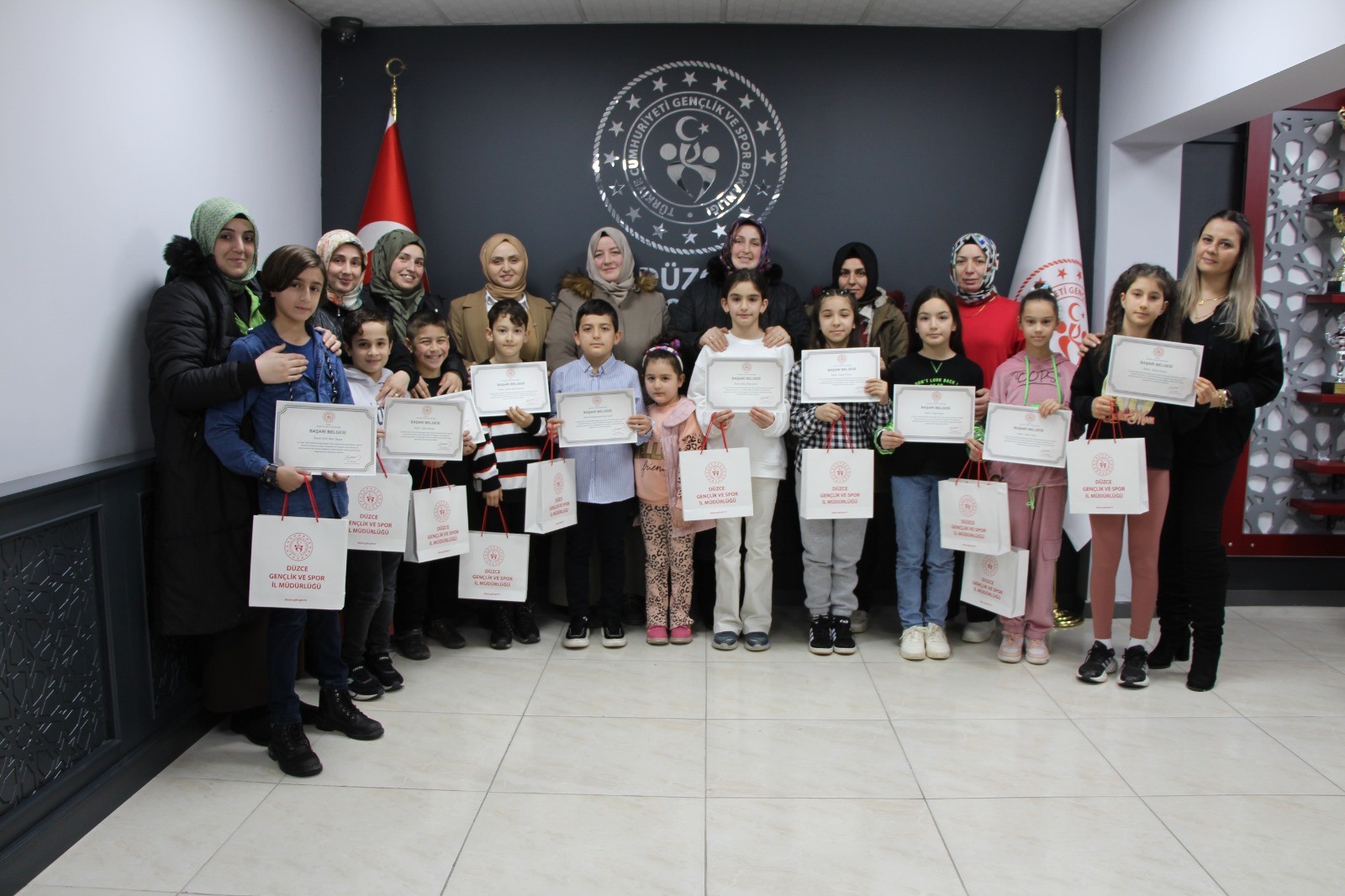 Düzce’de Türkiye Sportif Yetenek Taraması ve Spora Yönlendirme Programı koordinasyon