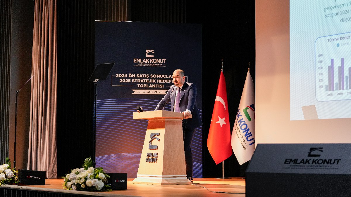 Emlak Konut GYO, 2024 satış sonuçlarını ve 2025 hedeflerini açıkladı.