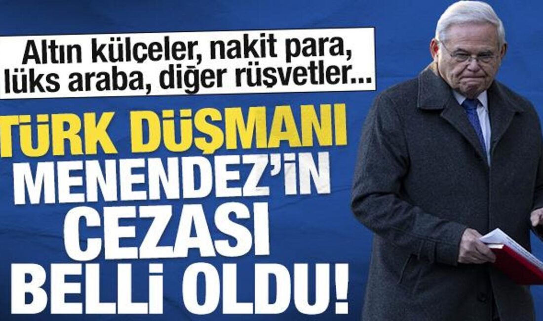 Eski Senatör Robert Menendez, yolsuzluk suçlamaları nedeniyle 11 yıl hapis