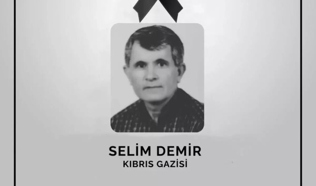 Eskişehir Valisi, Kıbrıs Gazisi Selim Demir'in vefatı dolayısıyla taziye mesajı