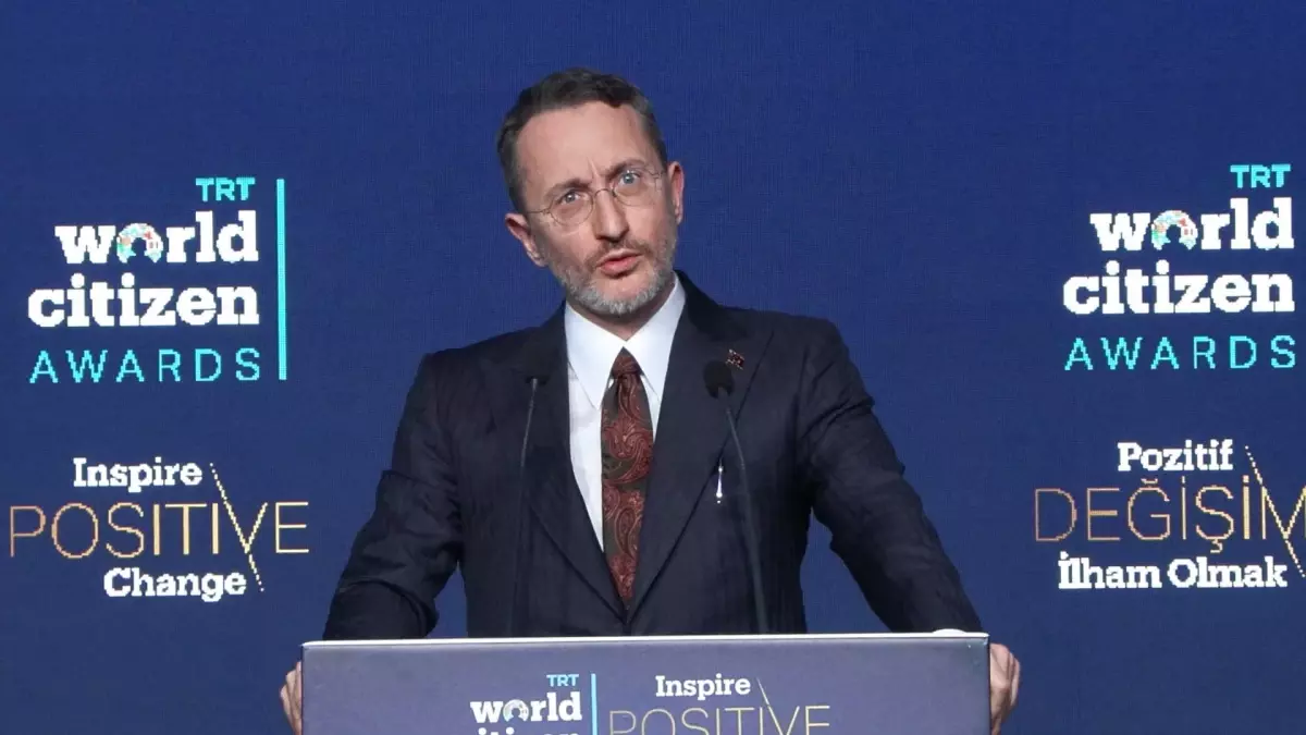 Fahrettin Altun'un TRT World Citizen Ödül Töreni'nde yaptığı etkileyici konuşma,