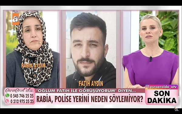 Fatih Aydın'ın Kayboluşu ve Esra Erol'un Mücadelesi
