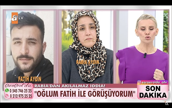 Fatih Aydın'ın Kayboluşu ve Esra Erol'un Mücadelesi