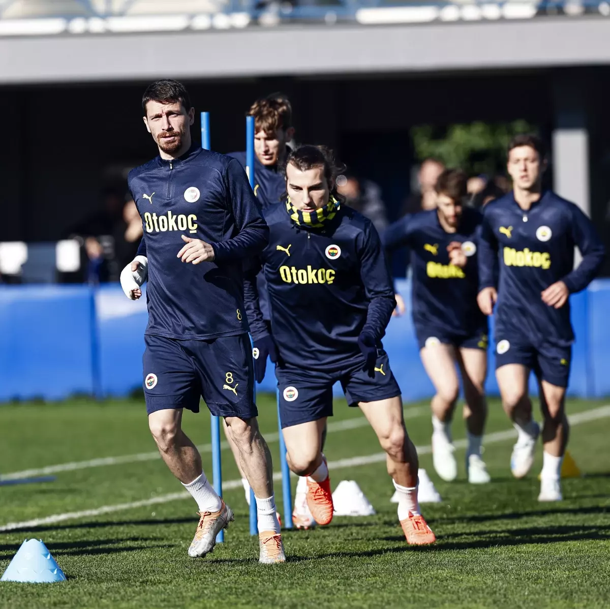 Fenerbahçe, Midtjylland ile oynayacağı önemli maç öncesinde hazırlıklarını tamamladı. Takımın