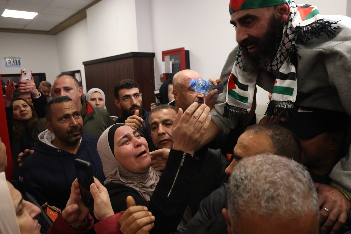 Filistinli Mahkumların Coşkuyla Karşılanması