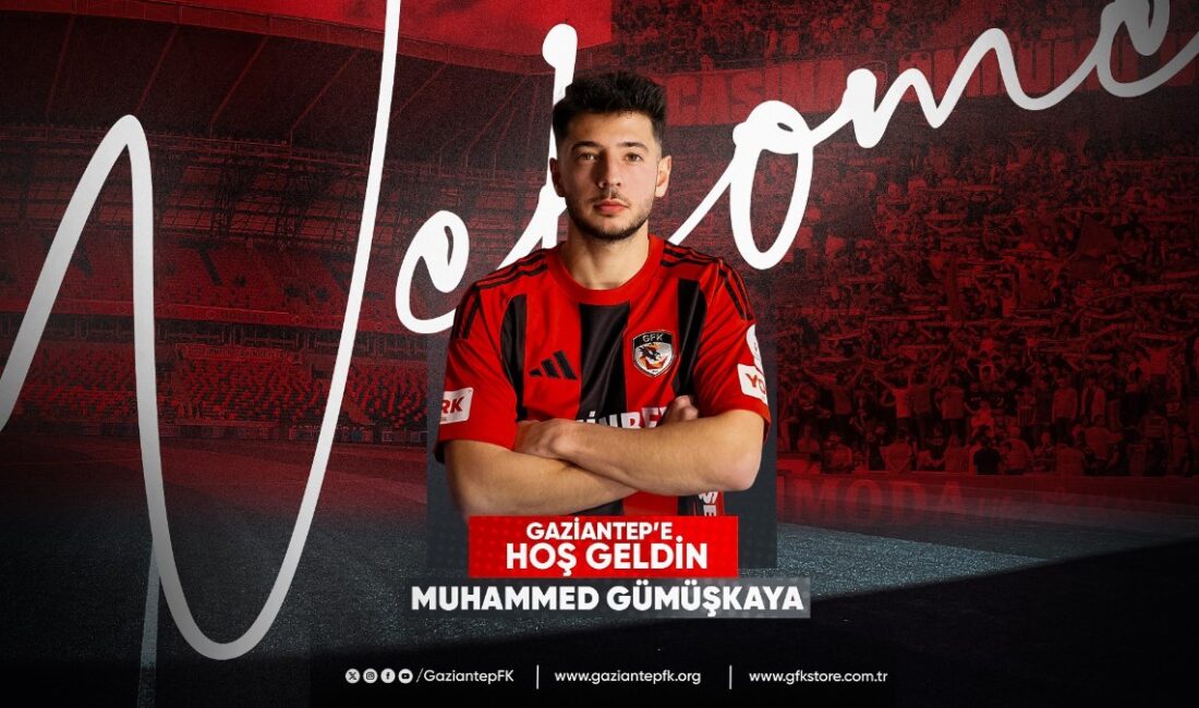 Gaziantep FK, genç yetenek Muhammed Gümüşkaya'yı kiralık olarak kadrosuna kattı.