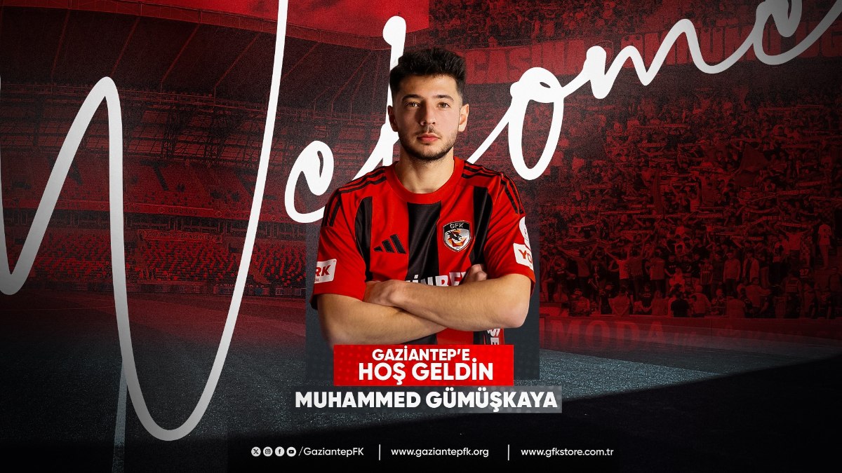 Gaziantep FK, genç yetenek Muhammed Gümüşkaya'yı kiralık olarak kadrosuna kattı.
