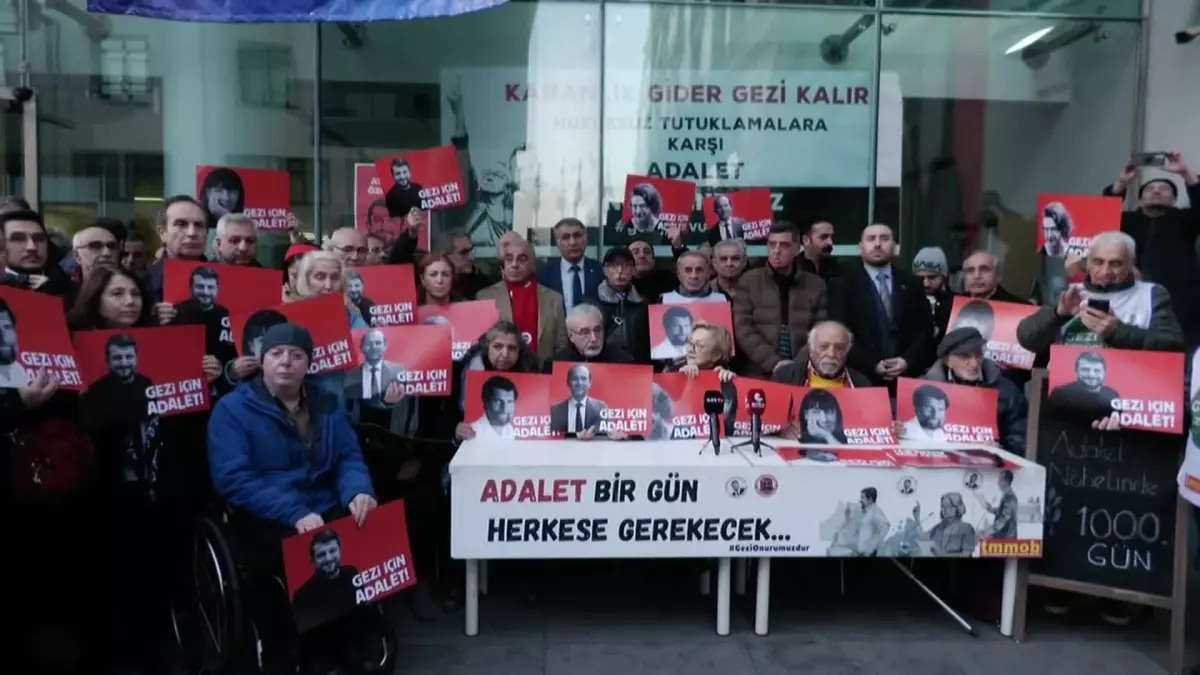 Gezi Parkı tutukluları için 1000. gün adalet nöbeti, adalet arayışının
