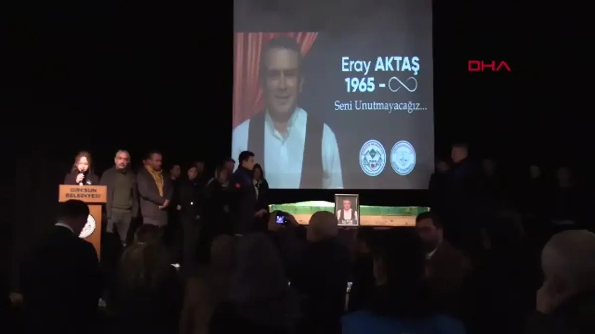 Giresun'daki tiyatro sanatçısı Eray Aktaş'ın son yolculuğunu keşfedin. Sanat camiasının