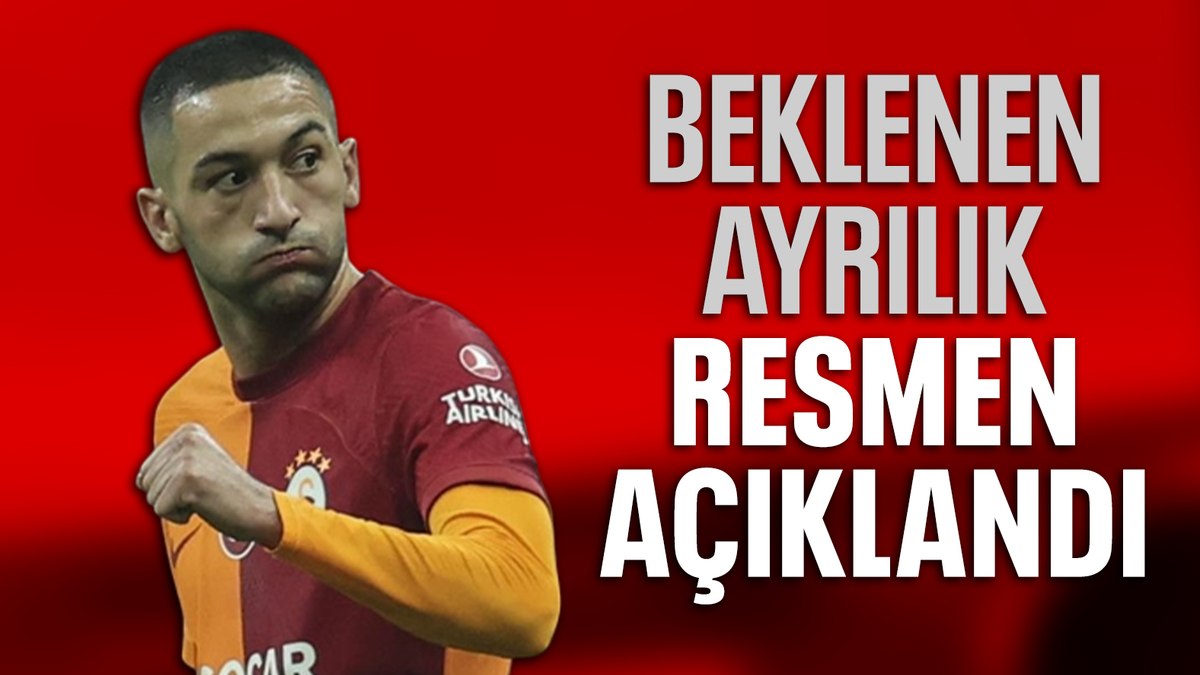 Hakim Ziyech'in Galatasaray ile olan sözleşmesi sona erdi. Futbol kariyerinde