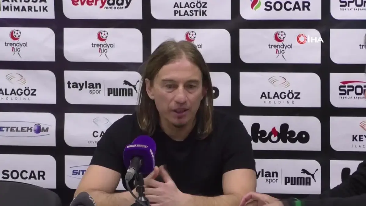 Iğdır FK ve Boluspor arasında gerçekleşen maç sonrası, teknik direktörlerin