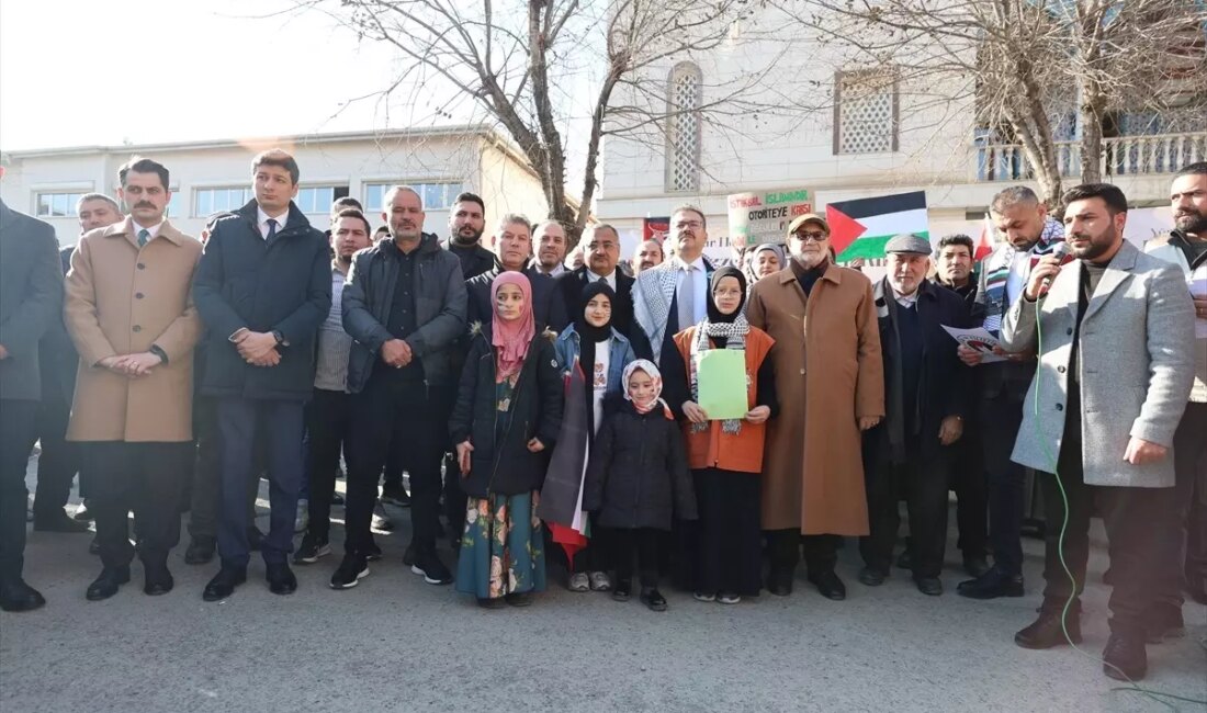 Iğdır'da düzenlenen Gazze için dayanışma etkinliği, bölgedeki insanlara destek olma
