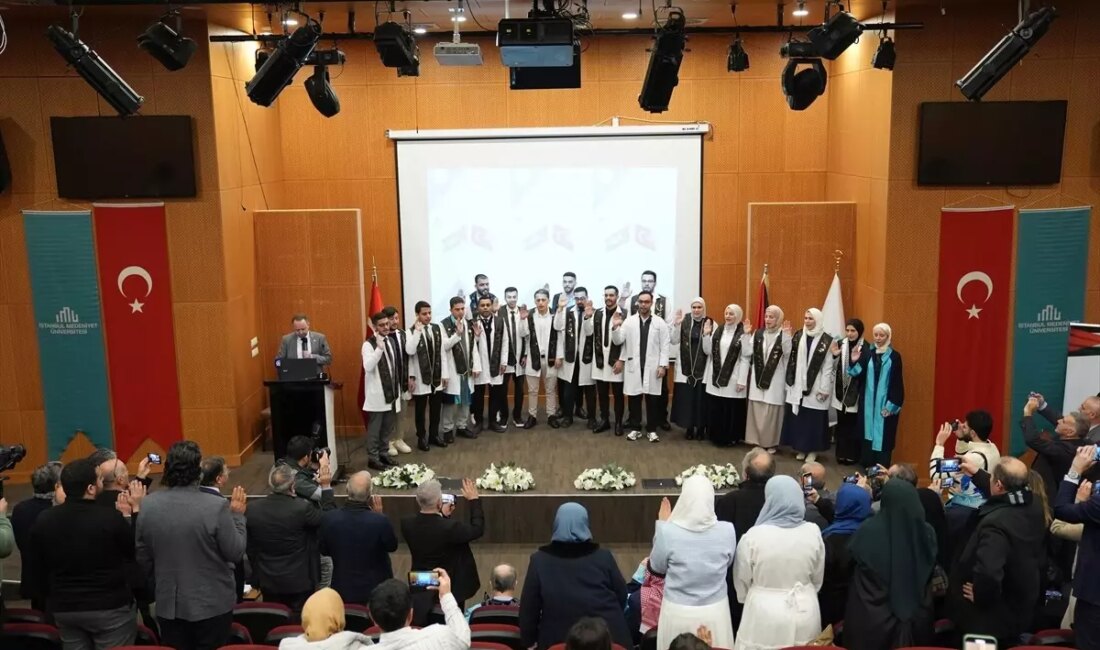 İMÜ Tıp Fakültesi mezuniyet töreni, Gazze İslam Üniversitesi öğrencileri için
