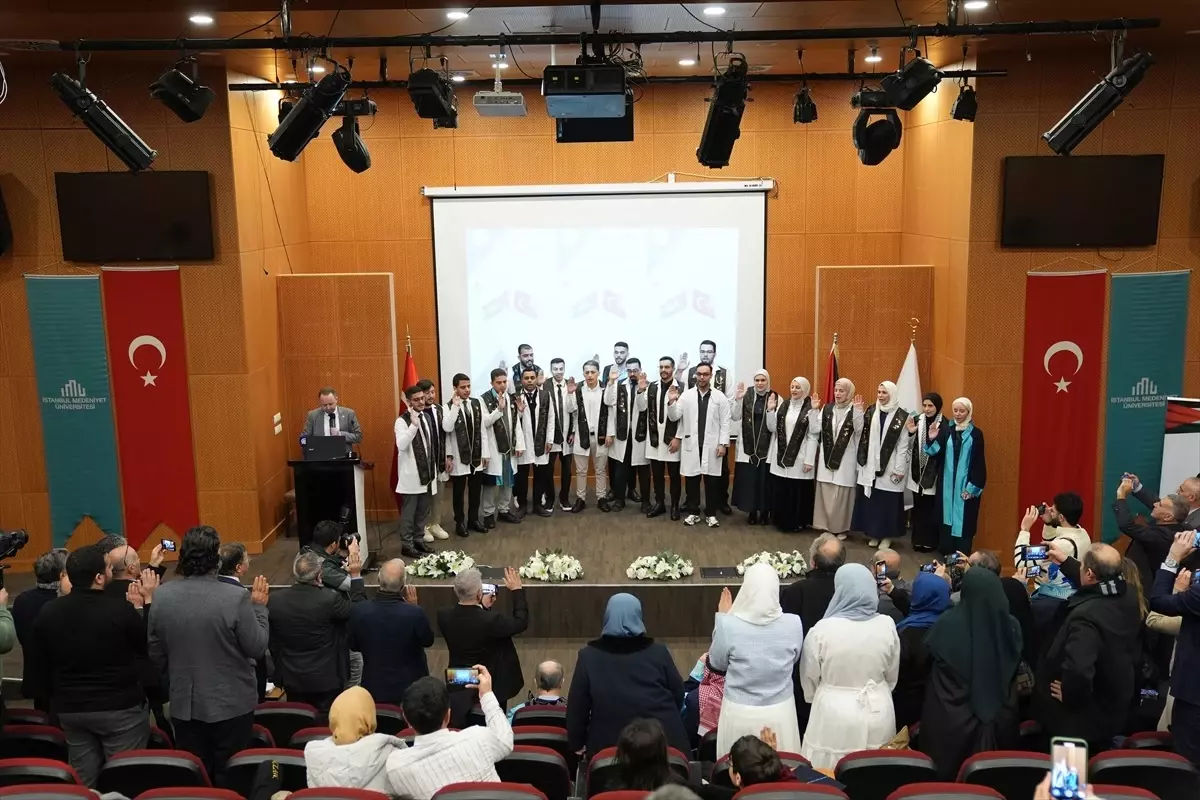 İMÜ Tıp Fakültesi mezuniyet töreni, Gazze İslam Üniversitesi öğrencileri için