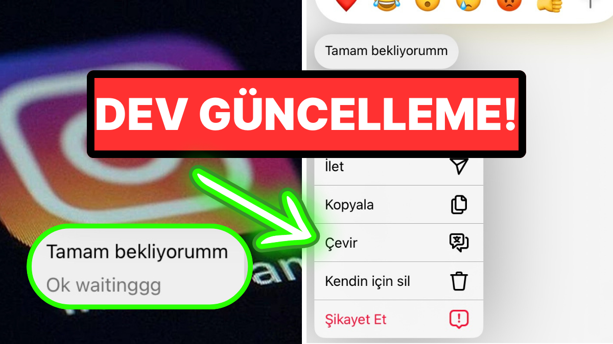 Instagram, çeviri özelliği ile kullanıcıların dil bariyerlerini aşmasını sağlıyor. Artık