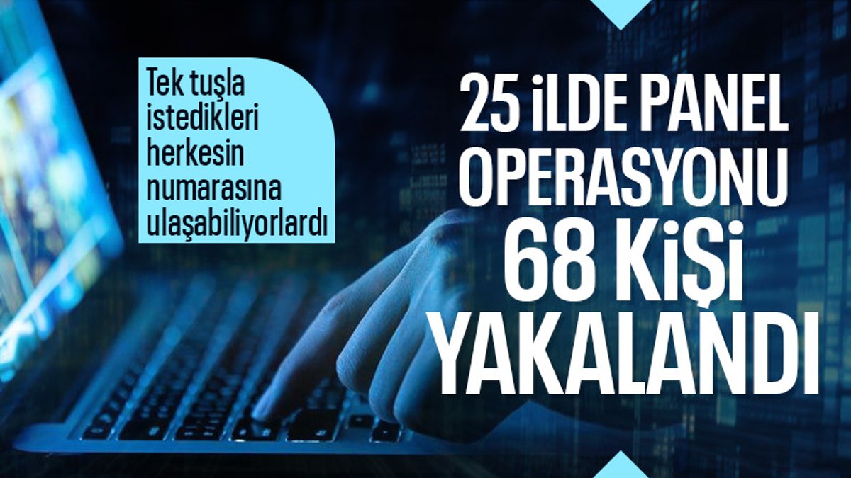 İstanbul'da gerçekleştirilen siber operasyon sonucunda 68 kişi gözaltına alındı. Operasyonun