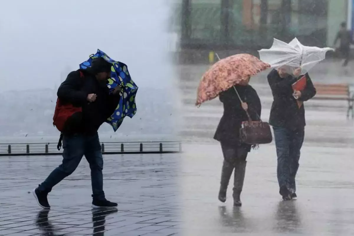 İstanbul'da yalancı bahar dönemi sona erdi. Hava sıcaklıkları düşerken, yağışlı