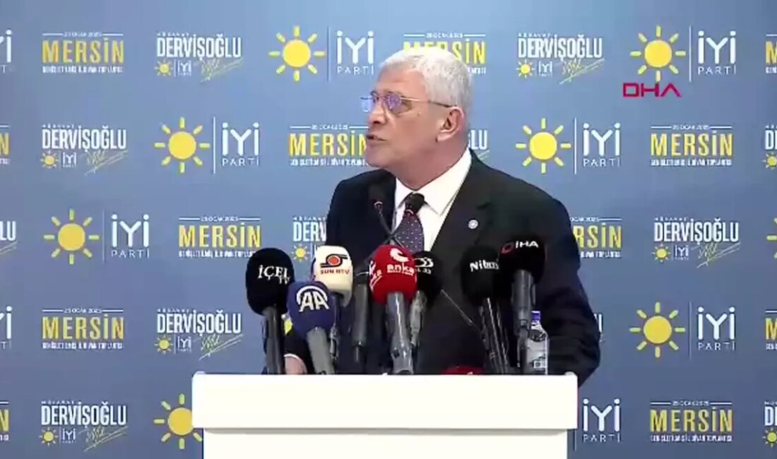 İYİ Parti Genel Başkanı Müsavat Dervişoğlu, Mersin'de önemli bir toplantı