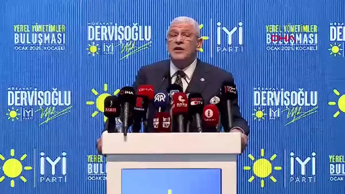 İYİ Parti Genel Başkanı Müsavat Dervişoğlu, Yerel Yönetimler Buluşması'nda önemli