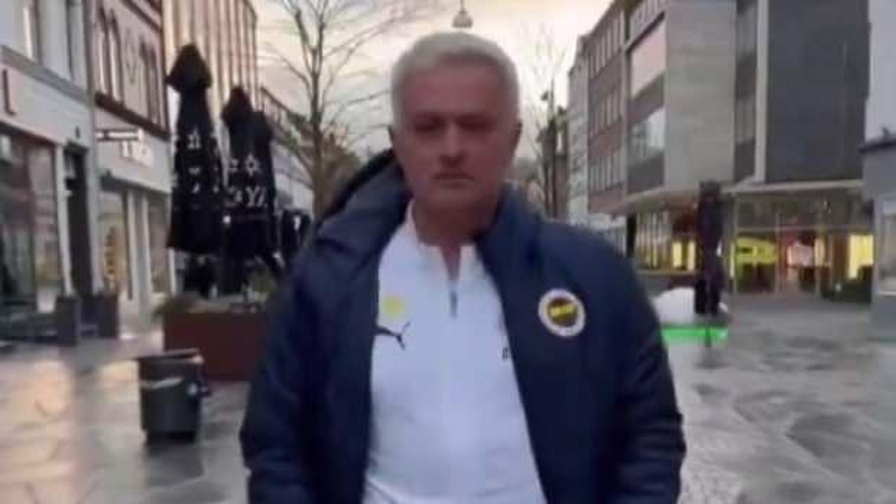 Jose Mourinho, Fenerbahçe maçı öncesi sosyal medya üzerinden ilginç bir