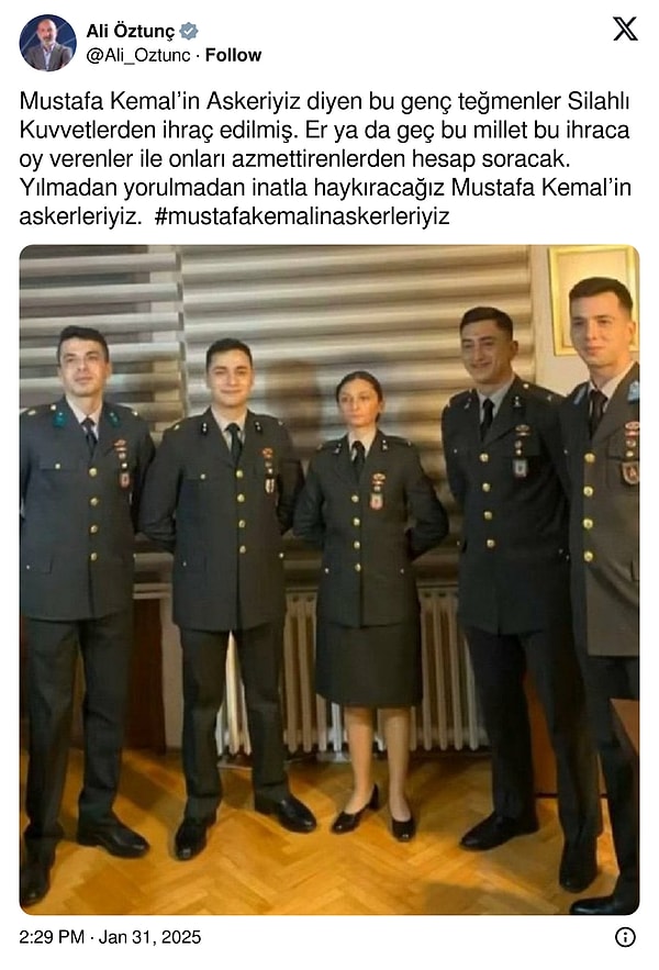 Kara Harp Okulu Mezuniyetinde İhraç Kararı ve Tepkiler