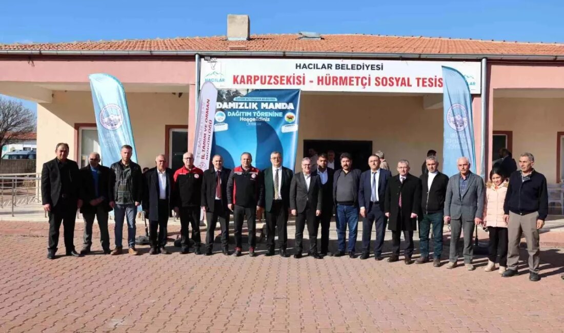 Kayseri'de Manda Islahı Projesi kapsamında düzenlenen kura çekilişi ile çiftçilere