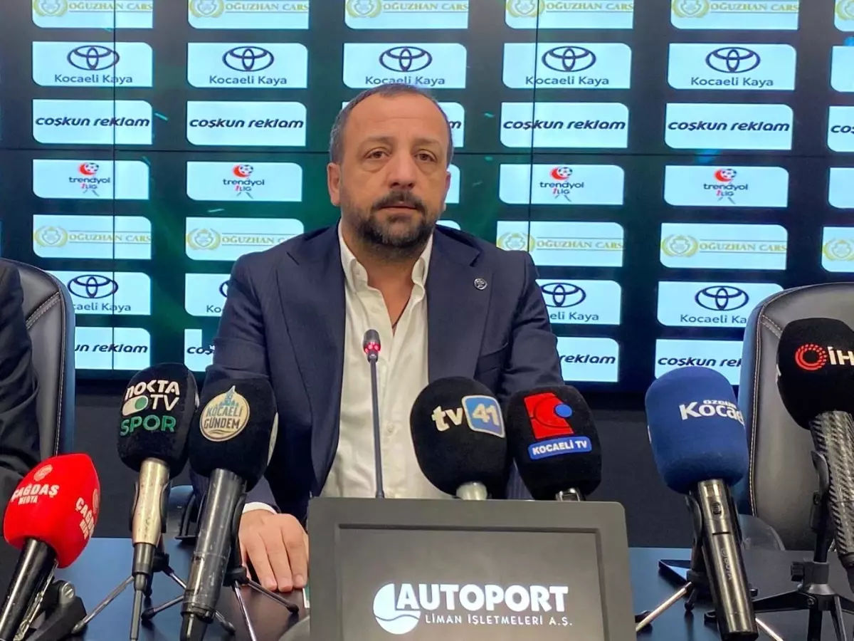 Kocaelispor Basın Sözcüsü Kadir Genç, kulübün mali durumu hakkında önemli