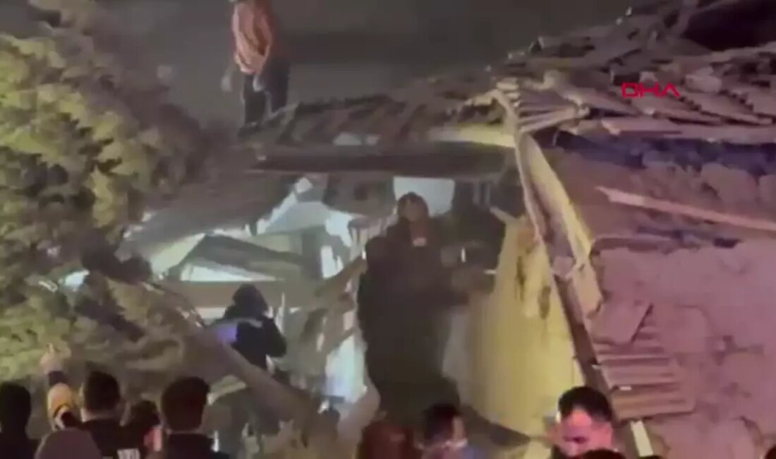 Konya'da meydana gelen üzücü olayda 4 katlı bir bina çöktü.