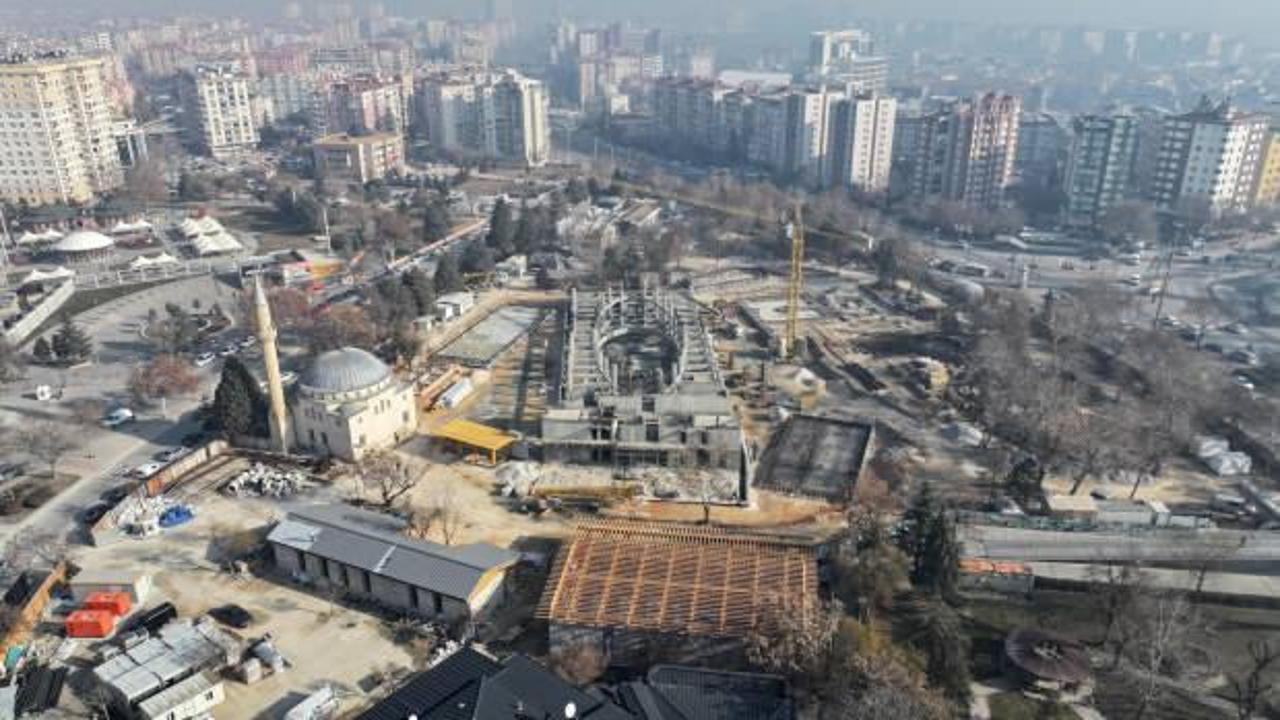 Konya'nın sıfır karbon hedefleri doğrultusunda inşa edilen yeni şehir kütüphanesi,