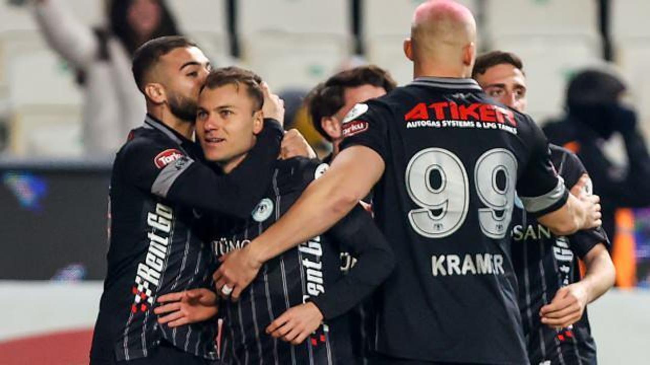 Konyaspor, Bodrumspor ile oynadığı karşılaşmada etkileyici bir performans sergileyerek rakibini