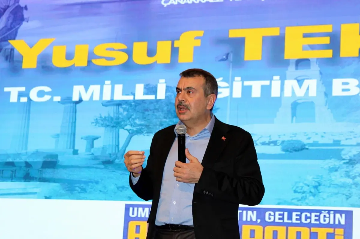 Milli Eğitim Bakanı Yusuf Tekin, eğitimde kaliteyi artırma ve kardeşlik