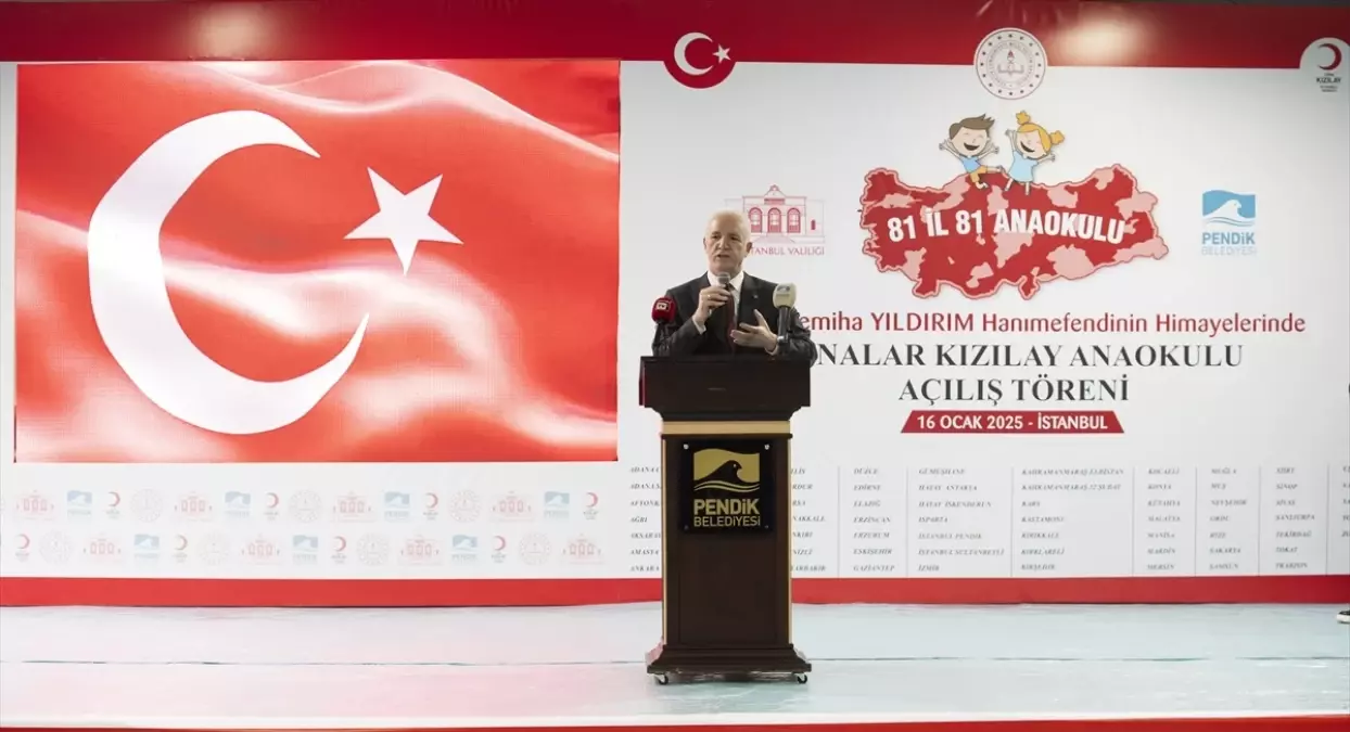 Pendik'te Tunalar Kızılay Anaokulu, çocukların eğitimine yeni bir soluk getiriyor.