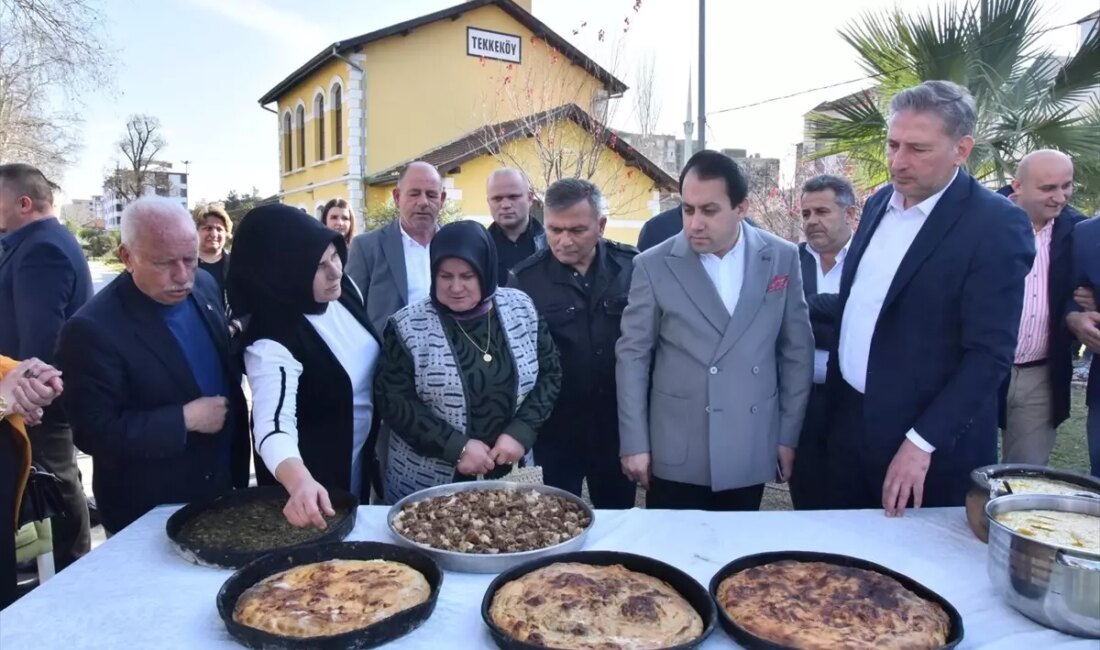 Samsun Tekkeköy'de düzenlenen Yöresel Ev Yemekleri Etkinliği, lezzetli yemeklerin tadını