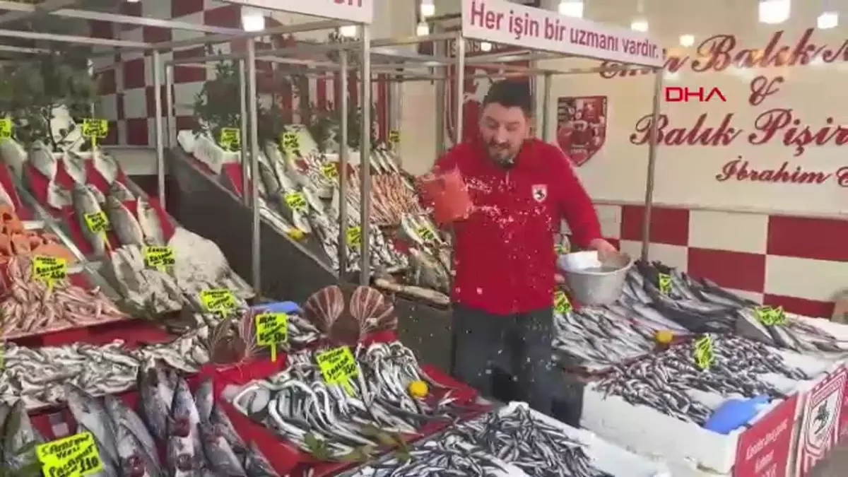 Samsun'da yılbaşından bu yana balık fiyatları değişmedi. Balık pazarındaki güncel