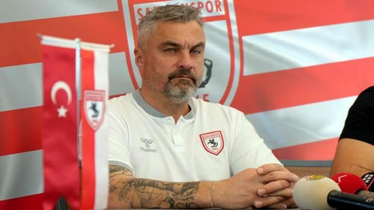 Samsunspor'un Teknik Direktörü Thomas Reis, basın toplantısında takımın son durumu,
