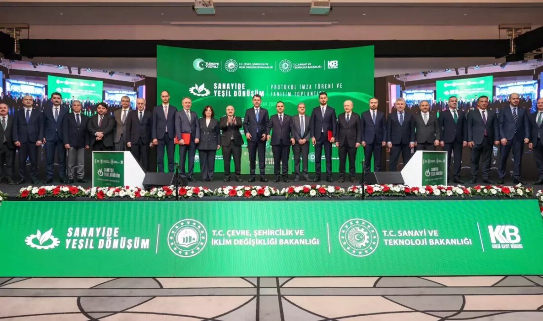 Sanayide yeşil dönüşüm ve sürdürülebilirlik için önemli bir adım atıldı!