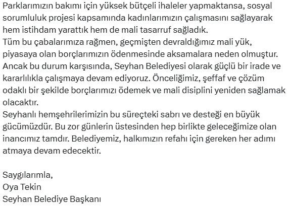 Önceliğimiz Borçların Ödenmesi ve Mali Disiplinin Sağlanması