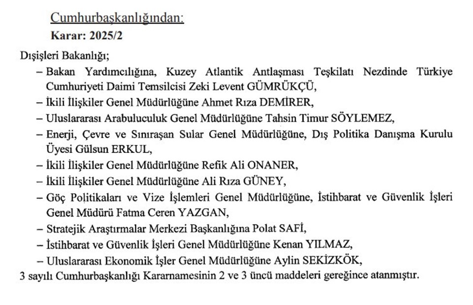 Son Dakika Gelişmesi!