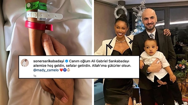 Soner Sarıkabadayı İkinci Kez Baba Oldu: Ali Gabriel Dünyaya Geldi