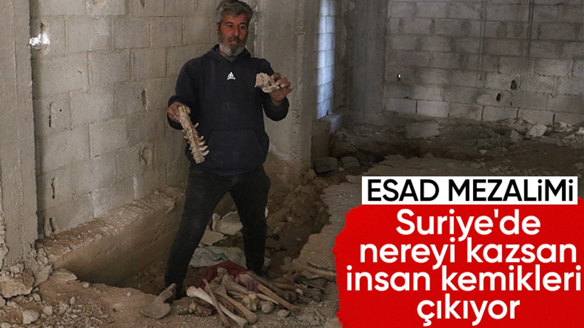 Şam'da Esad rejiminin saldırıları sonucu enkaza dönen Tadomon Mahallesi'nde binaların