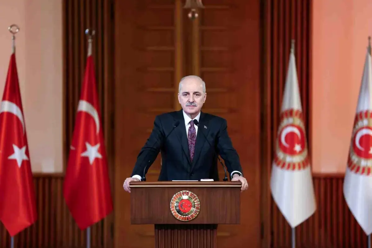 TBMM Başkanı Numan Kurtulmuş, terörle mücadelede kararlılık vurgusu yaparak, ulusal