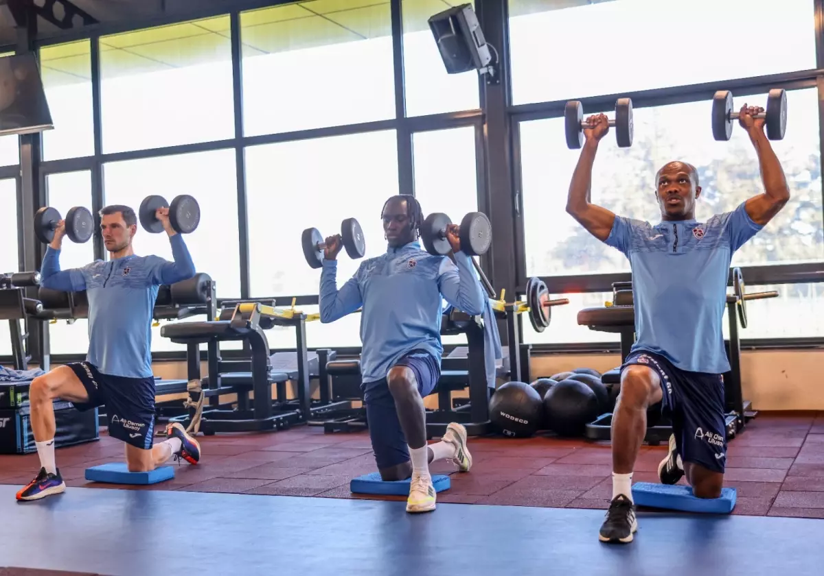 Trabzonspor, Kayserispor ile oynayacağı önemli maç için hazırlıklarını sürdürüyor. Takım,