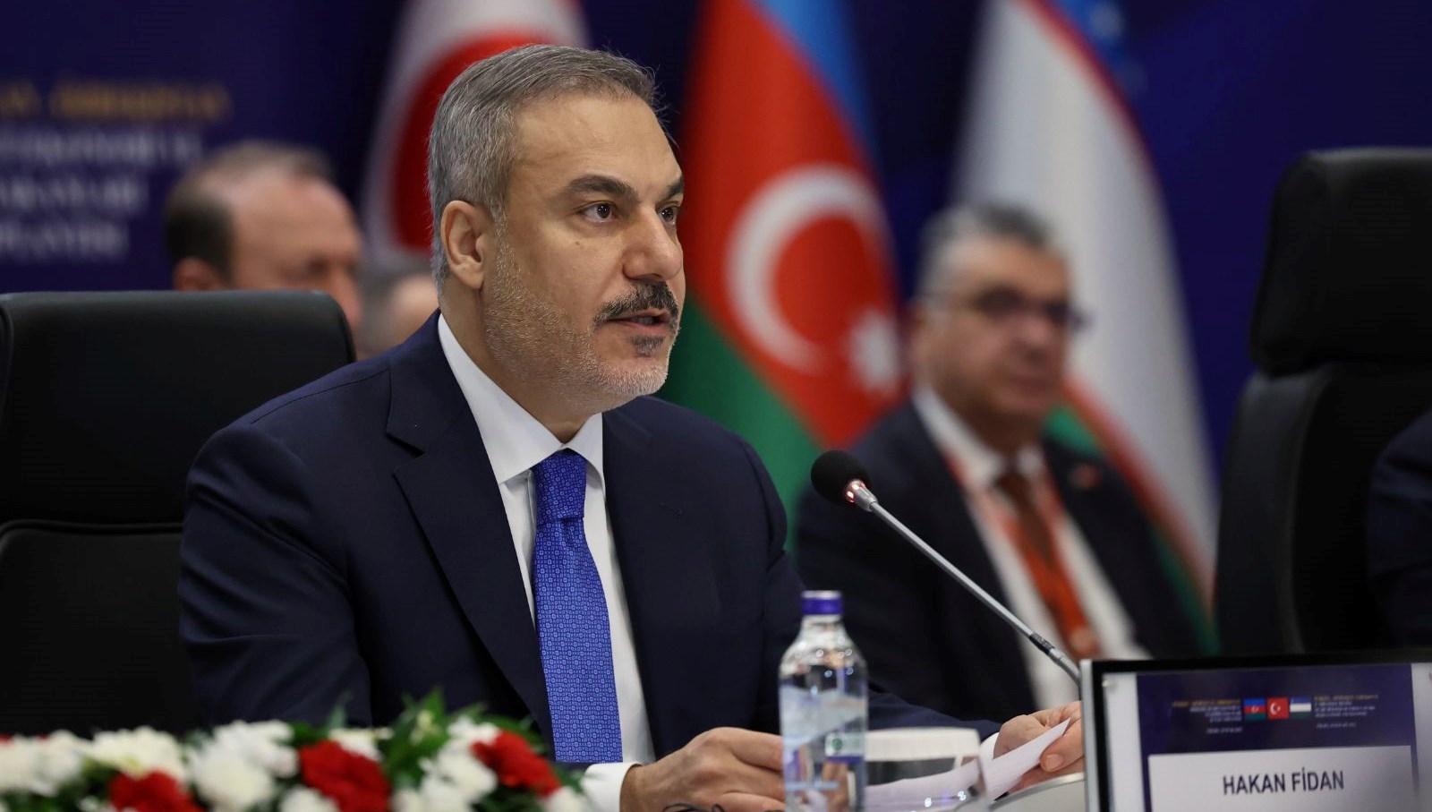 Türkiye, Azerbaycan ve Özbekistan Dışişleri, Ticaret, Ekonomi ve Ulaştırma Bakanları,