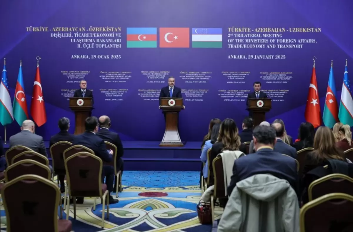 Türkiye, Azerbaycan ve Özbekistan arasında gerçekleştirilen üçlü mekanizma toplantısı, iş