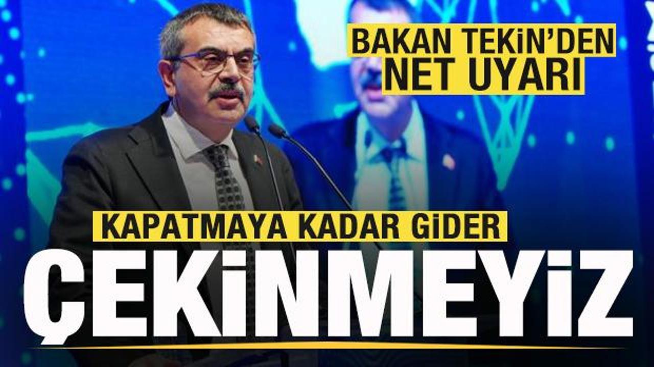 Türkiye Özel Okullar Derneği'nin düzenlediği 23. Geleneksel Antalya Eğitim Sempozyumu,