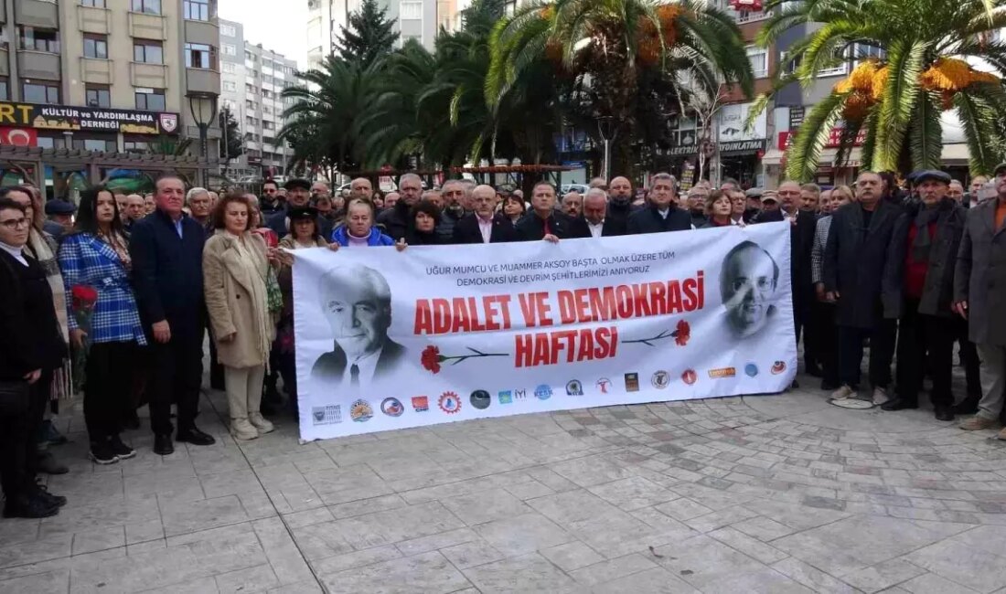 Uğur Mumcu, 32. ölüm yıl dönümünde Samsun'da anıldı. Gazetecilik ve