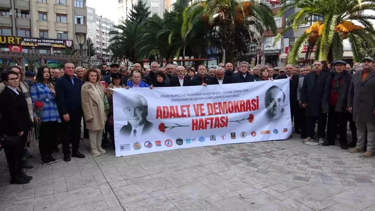 Uğur Mumcu, 32. ölüm yıl dönümünde Samsun'da anıldı. Gazetecilik ve