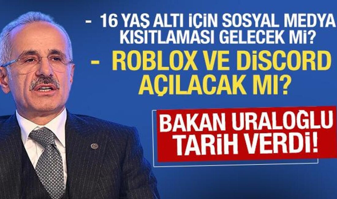 Ulaştırma ve Altyapı Bakanı Abdulkadir Uraloğlu, sektörle ilgili önemli açıklamalarda
